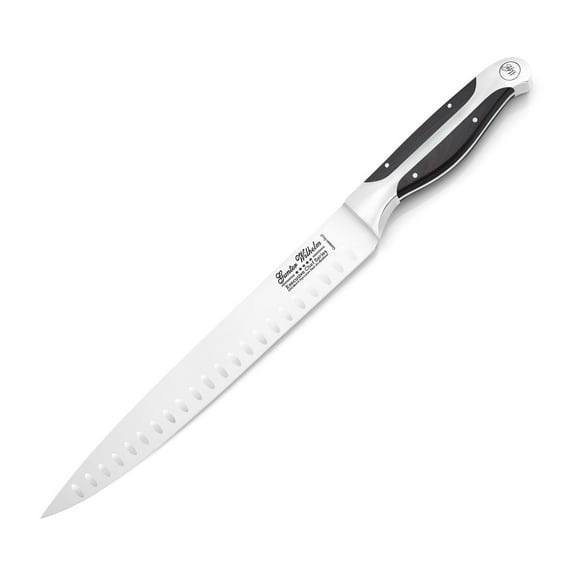 Gunter Wilhelm EXECUTIVE Chef II 10" Carving Knife - Premium German Steel - Black Handle