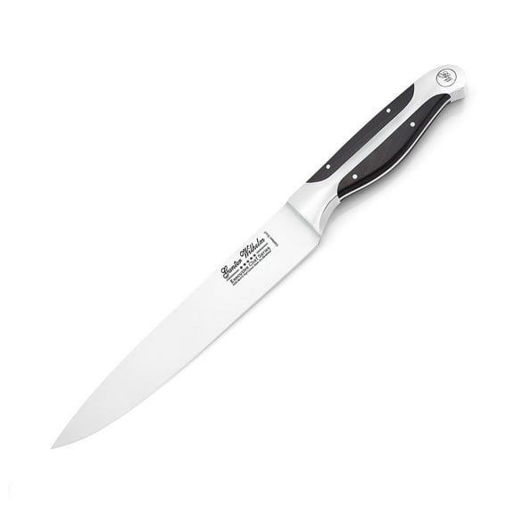 Gunter Wilhelm EXECUTIVE Chef II 8" Pointed Carving Knife - Premium German Steel - Black Handle