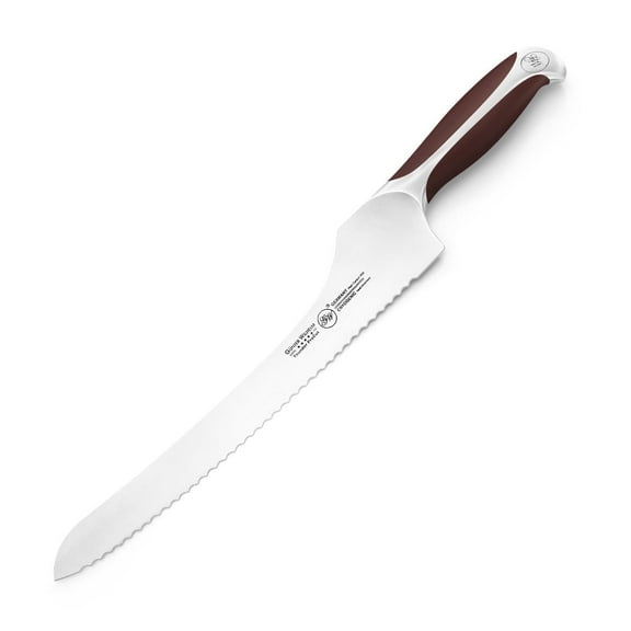 Gunter Wilhelm THUNDER ProCut 9.5" Offset Bread Knife - Made in Germany - Brownish Handle