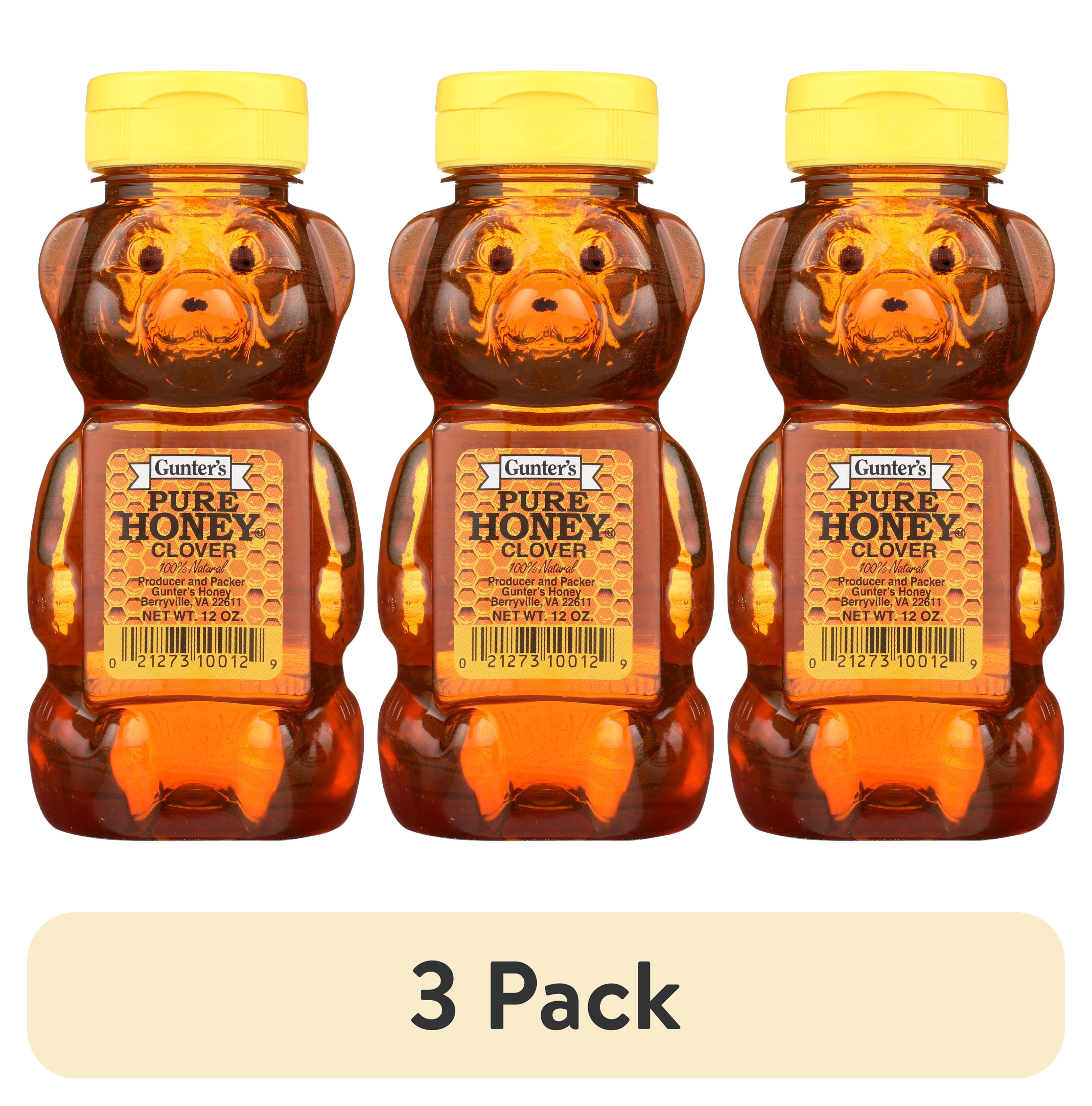 Glorybee Squeezable Organic Honey Bear, Clover (6x12Oz) main image 1