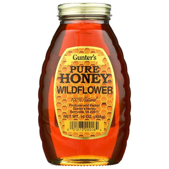 Gunter's Pure Wildflower Honey, 16 Oz