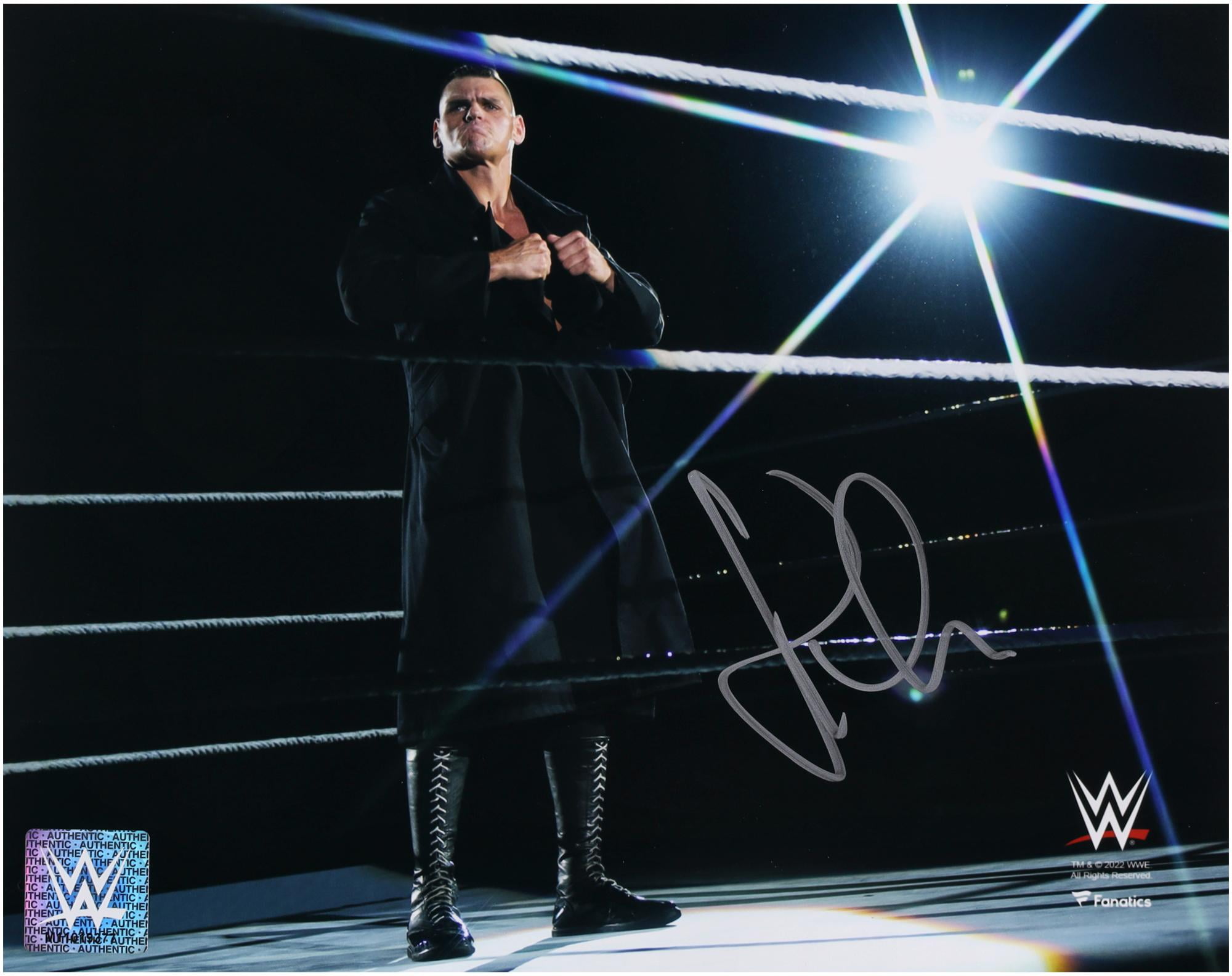 Gunther WWE Autographed 8" x 10" In Ring Standing In Spotlight Photograph - Fanatics Authentic Certified
