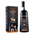 thumbnail image 1 of Gunyslmo Under $5 Blown Hair-Dye Shampoo Natural Hair-Dye Permanent For Women & Men Gre Coverage Hair For Dark Hair 3 In 1 Long Lasting Results (400ml), 1 of 5