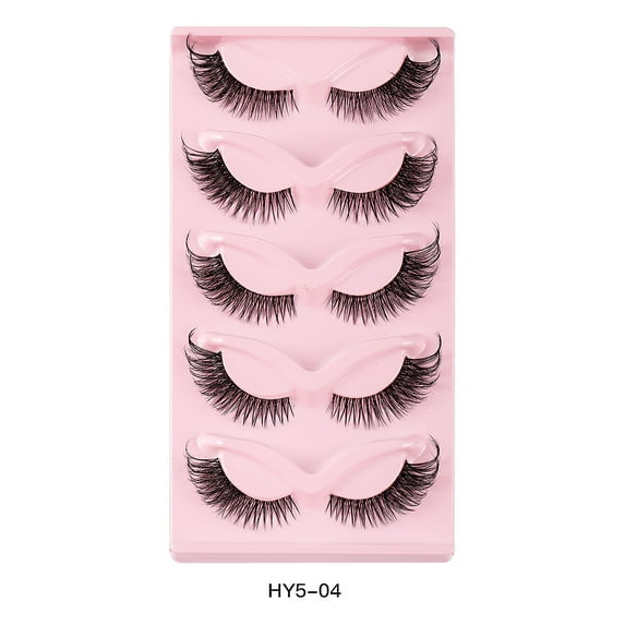 Gunyslmo Holiday Deals 5 Pairs Eye Natural Look False Eyelashes