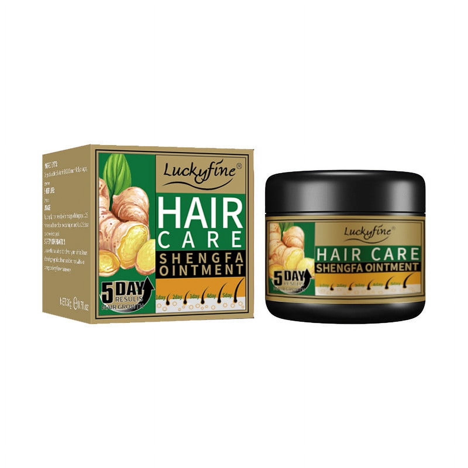 Gunyslmo Under $5 Ginger Dense Hair Cream Thick, Repairing Dry, And Bifurcated Hair Cream, No Wash Hair Cream