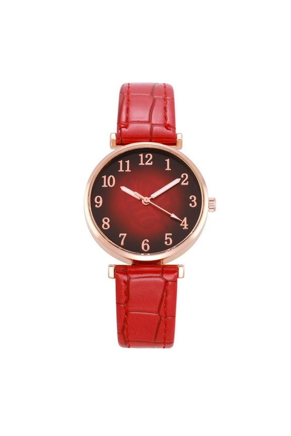 Under $5 New Fashion Belt Watch Women's Leisure Quartz Women's Bracelet Bracelet Gift Box Packaging