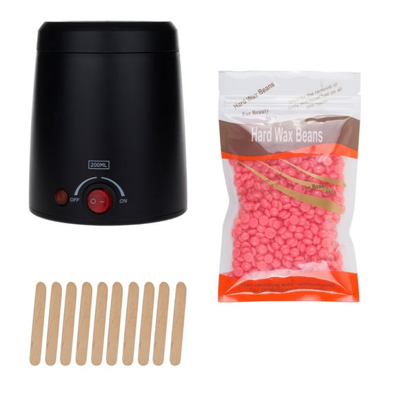 Gunyslmo Wax Cosmetology, Hair Removal Wax Cosmetology,Set Wax Beans, Machine Hair Removal Set 100g Wax Beans+10 Wooden Sticks