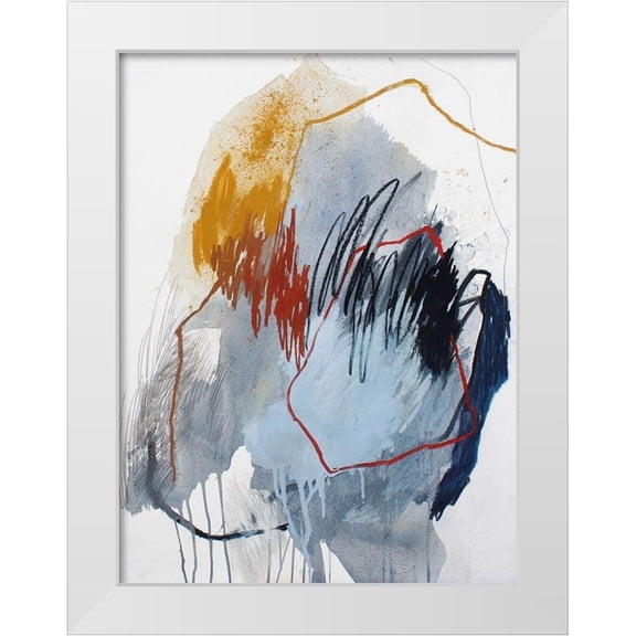Guo, Ying 12x14 White Modern Wood Framed Museum Art Print Titled - Fall of 2016 No. 5