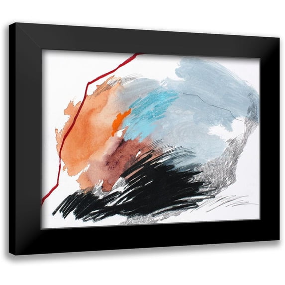 Guo, Ying 18x15 Black Modern Framed Museum Art Print Titled - Remote Island No. 1