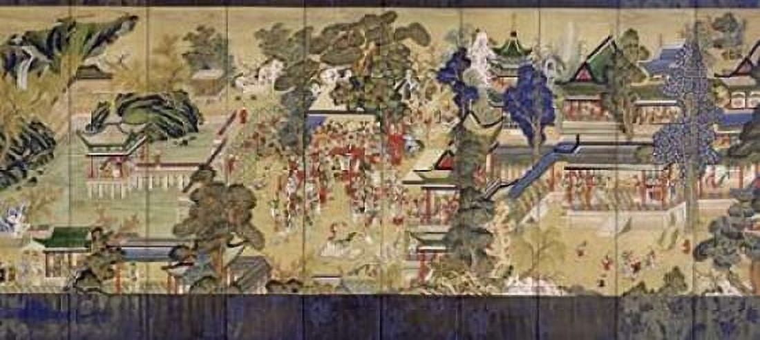 Guo Ziyis Banquet Canvas Art - Unknown (10 x 20)