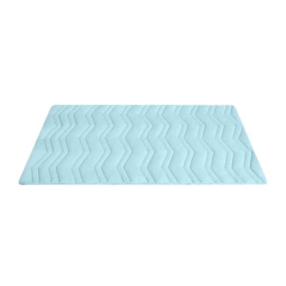 Guodhu 3-Size Ice Silk Pet Cooling Mat Set for Small to Large Dogs, All-Season Washable Chill Pad, Non-Slip Breathable Temperature Regulating Crate Cushion(Blue)