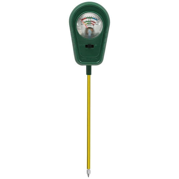Guodhu 3-in-1 Soil Tester Pointer Fertility Humidity PH Meter, Digital Free Land Detector For Garden Lawn, Easy Read Nutrient And Acidity, No Battery Needed(B)