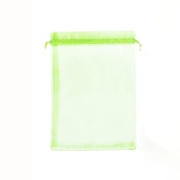 Guodhu 40 Pack Fruit Protection Mesh Bags, Drawstring Planting Mesh Pouch for Grape Peach Tomato, Insect Proof and Breathable, Reusable, Green, 9x6 Inch(Green)