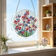 thumbnail image 1 of Guodhu 7.4 Inch Acrylic Puzzle Sun Catcher Window Hanging Suncatcher Rainbow Maker for Garden Independence Day Theme Mixed Material(D), 1 of 9