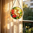 thumbnail image 1 of Guodhu Acrylic Puzzle Sun Catcher Rabbit Shape Window Hanging Suncatcher Rainbow Maker Mixed Material 100 Pieces Craft Kit for Kids Adults(multicolour Q), 1 of 7