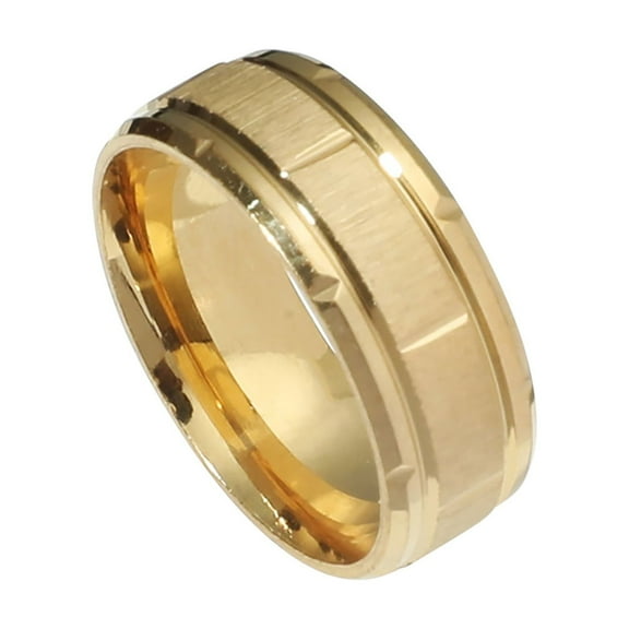 Guodhu Black Silver Golden Tungsten Rings for Men Wedding Band Engagement Promise Ring Valentines Fathers DayJewelry Gift for Men Women