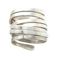 thumbnail image 1 of Guodhu Boho Wide Silver Plated Ring for Women Men Thumb Rings for Women Jewelry Gift, 1 of 9