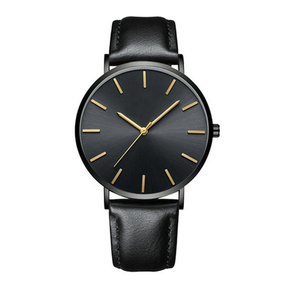Guodhu Business Simple Men's Watch - Elegant Analog Quartz Wristwatch with Leather Band. Great Choice for Wedding Gifts, Fathers Day Gifts, and Memorable Anniversary Gifts for Men.