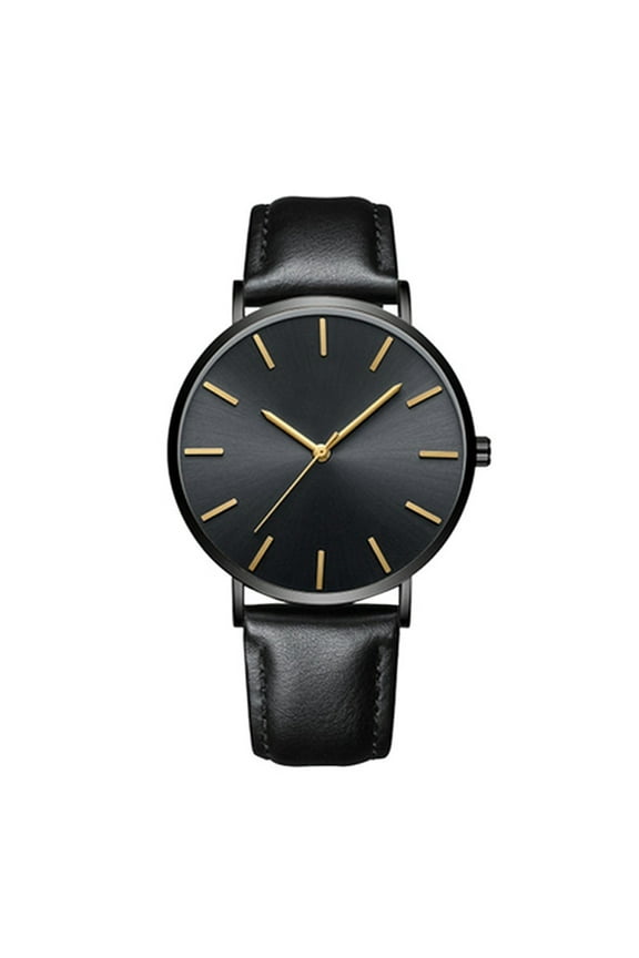 Business Simple Men's Watch - Elegant Analog Quartz Wristwatch with Leather Band. Great Choice for Wedding Gifts, Fathers Day Gifts, and Memorable Anniversary Gifts for Men.
