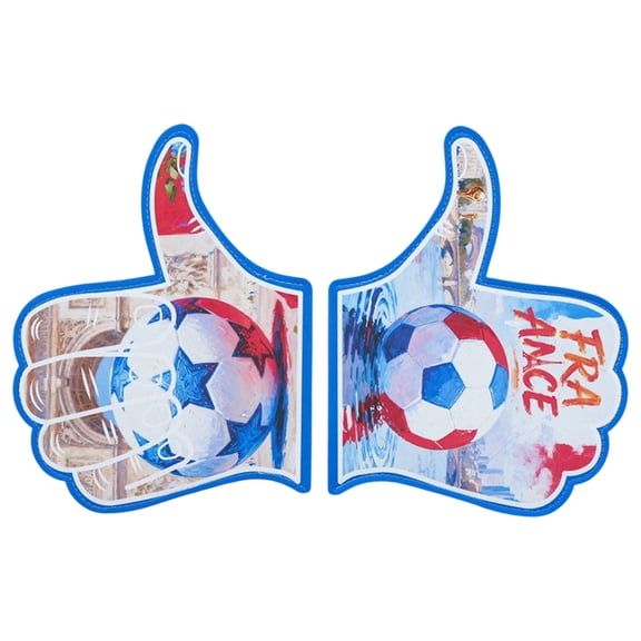Guodhu Cheering Gloves EVA Foam Thumbs for Sports Fans, Lightweight Fan Finger Hand for Stadium Parties, Reusable Game Day Cheering Palm(L)