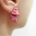 thumbnail image 1 of Guodhu Cute Small Dinosaur Earrings for Women, Alloy Metal Dangle Earrings, Unique Gifts for Girlfriend Daughter, Lightweight Fashion Jewelry, 1 Pair, 1 of 2