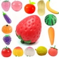 thumbnail image 1 of Guodhu Cute Watermelon Toy Soft Stress Relief Fidget Toy, Slow Rising Sensory Toy For Adults, Portable Anxiety Relief Party Favors Gift With Realistic Fruit Design(Color), 1 of 9
