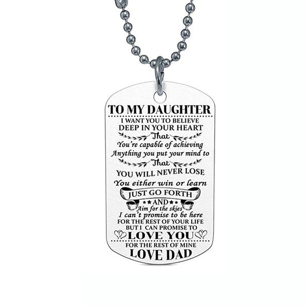 Bussola multifunzione con scritta Dad/Mom to Son/Daughter