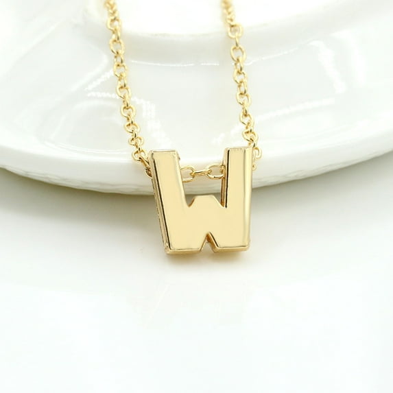 Guodhu Dainty Initial Necklace | Trendy Letter Necklaces for Women Jewelry (A to Z All Letters)