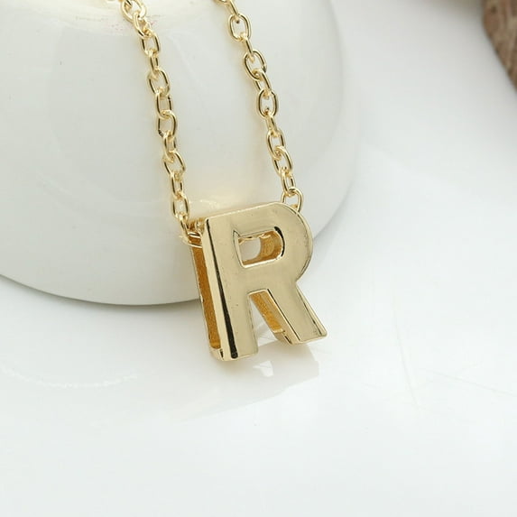 Guodhu Dainty Initial Necklace | Trendy Letter Necklaces for Women Jewelry (A to Z All Letters)