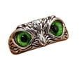 thumbnail image 1 of Guodhu Evil Eye Owl Ring Retro Open Ring Women Men Adjustable Personalized Gothic Mens Ring Lucky Vintage Jewelry, 1 of 1