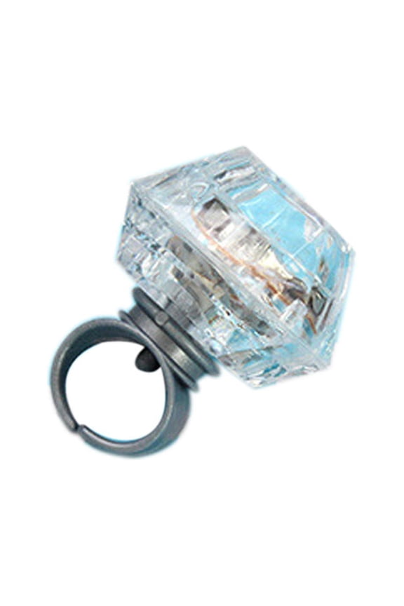 Flashing Led Light up Rings Party Favors Grow in The Dark Party Cocktail Diamond Bling Rings for Birthday Weddings Bridal