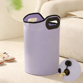 Guodhu Foldable Foot Soaking Bucket Portable PVC Foot Bath Tub with Drainage Large Capacity Thermal Insulation Leg Spa Soaker for Home Travel Stress Relief(Purple)