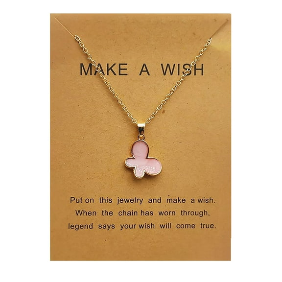 Guodhu Great Gifts for Women, Charm Butterfly Necklace Friendship Necklace Sister Gifts Daughter Gifts Graduation Chritmas Birthday