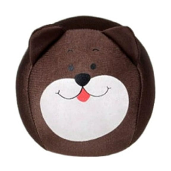 Guodhu Hackys Footbag Sacks,Sandbag Grabbing Ball for s, Soft Fabric Hand Grip Training Toy for Kids, Cute Animal Shape Throwing Ball for Sensory Development and Coordination(Brown)