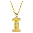 thumbnail image 1 of Guodhu Initial Necklace for Women Men, Gothic Gold Plated 26 Letters Name Pendant Necklace, 1 of 4