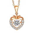 thumbnail image 1 of Guodhu Jewelry Heart Queen Style Gold-Plated Crown Necklace for Women, Gift for Christmas, Moissanite Necklace, Love Gifts for Birthday Valentine's Day, 1 of 5