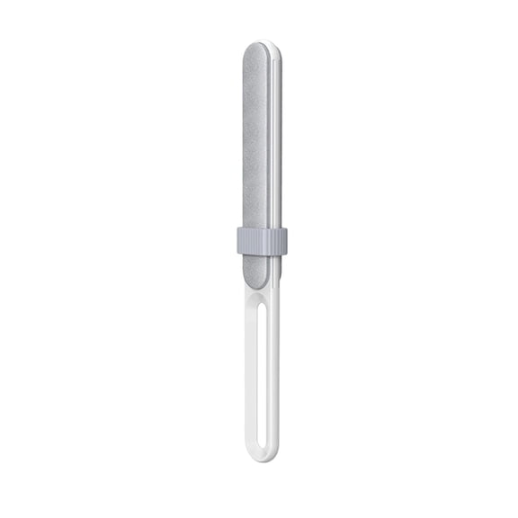 Guodhu Long Handle Pet Hair Remover Brush Lint Scraper Clothes Fabric Cleaner with Built In Hair Collection Comb for Sofa Carpet Sweater Curtain White(White)