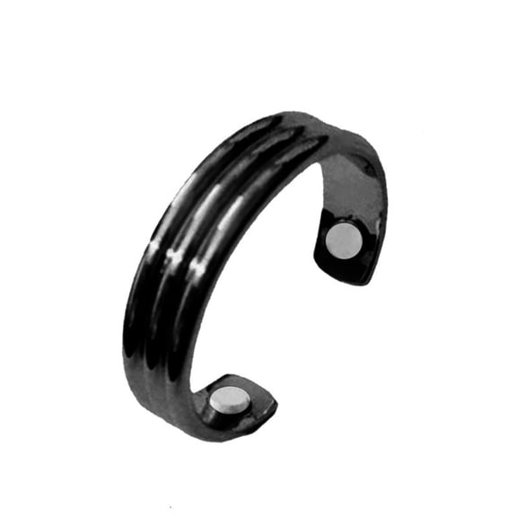 Guodhu Magnet Rings for Men Women Adjustable Magnetic Ring Jewelry