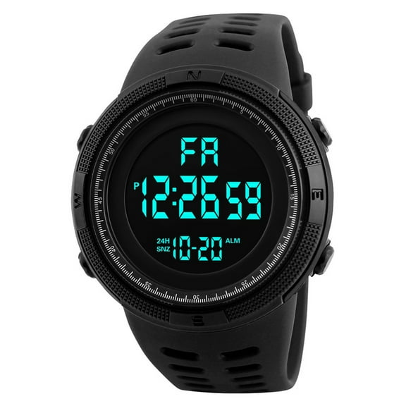 Guodhu Men's Digital Sports Watch Waterproof Shockproof Military Wrist Watch,Stopwatch Countdown Auto Date Alarm Outdoor Watches Graduation Birthday Gifts for Men Teen