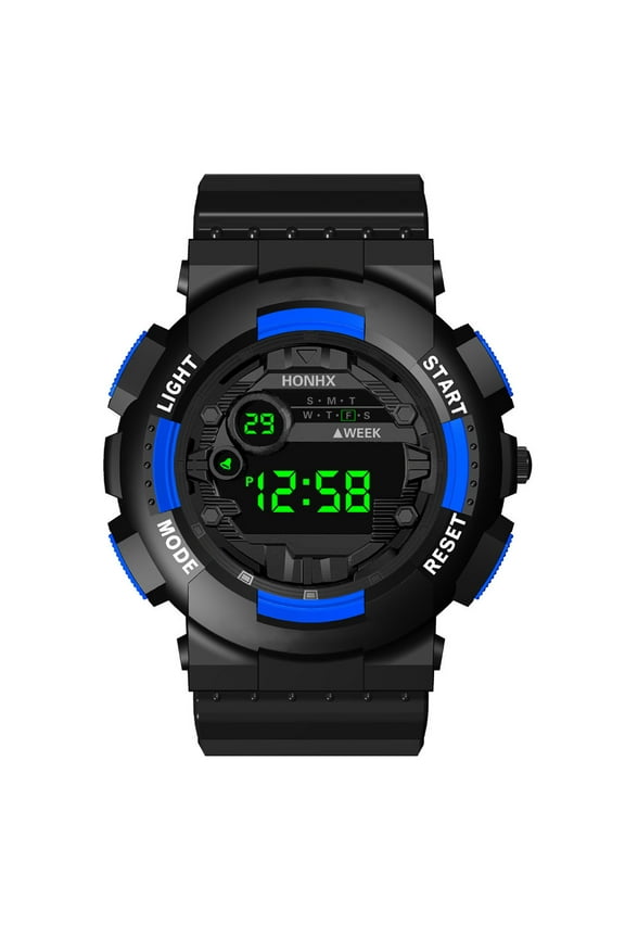 Men's Rugged Digital Sports Watch: Shock Resistant, Life Waterproof, Stopwatch, Alarm & Multiple Modes -Top Choice Watches for Men