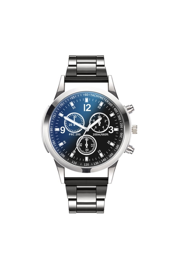 Mens Casual Quartz Watches Silver Stainless Steel Dial Bracele Watch Great Birthday Fathers Day Gifts for Men Dad Friendship Boyfriend