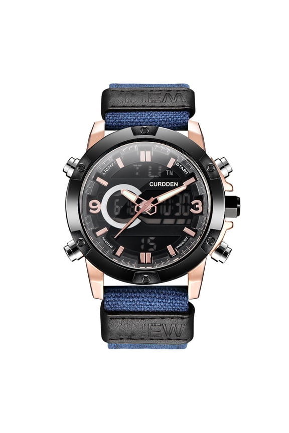 Military Sport Quartz Watch for Men Waterproof Digital Display Multifunctional Rugged Build Watches Perfect Fathers Day Gifts for Dad ,Anniversary Birthday Gifts for Men