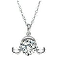 thumbnail image 1 of Guodhu Moissanite 12 Constellation Pendant Necklace Astrology Birthday Necklace for Women Horoscope Pendant Zodiac Necklace, 1 of 1