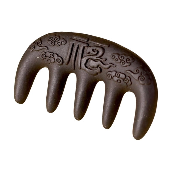 Guodhu Natural Rehmannia Root Massage Comb, Herbal Fragrance Wooden Hair Care Brush for Scalp Wellness, Traditional Chinese Medicinal Grooming Tool(Wooden color)