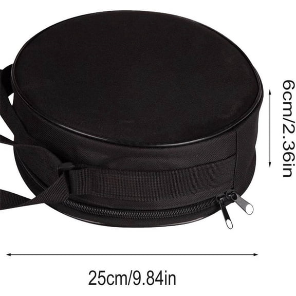 Guodhu Outdoor Folding Stool Backpack Lightweight Aluminum Portable Seat with Handle for Camping Picnic Travel Hiking Fishing Garden Beach Compact Collapsible Stool for Adults Kids(Black)