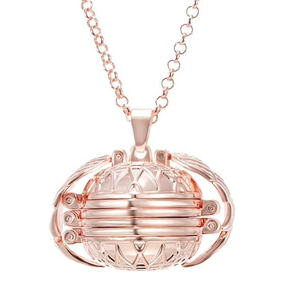 Guodhu Personalized Heart-shaped Locket Necklace for Women Box Photo Album Necklace Memory Photo Album Box