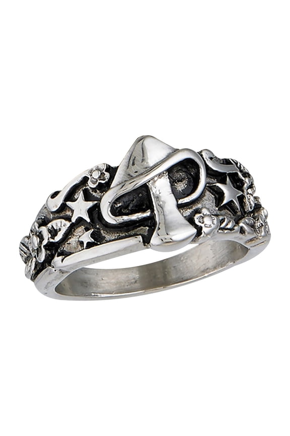 Retro Vintage Mushroom Star Flower Mystic Ring for Women & Men | Leaf Band Fashion Jewelry with Enchanted Design | Perfect Birthday/Valentine’s Day/Holiday Gift