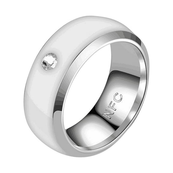 Guodhu Stainless Steel Men & Women Rings for Couple Mood Display Rings Personalized Valentine's Day Birthday Gift