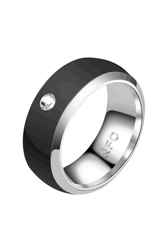 Stainless Steel Men & Women Rings for Couple Mood Display Rings Personalized Valentine's Day Birthday Gift