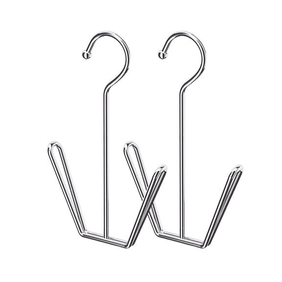 Guodhu Stainless Steel U Shaped Shoe Drying Rack for Outdoor Home, Windproof Hanging Slipper Hook for Sun Drying, Heavy Duty Shoe Organizer(2pc)